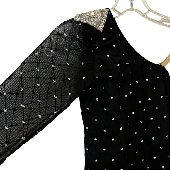 Revolution Dance Girl’s Flapper Dress STYLE #RC17029 COLOR: Black Large Child - Picture 6 of 16